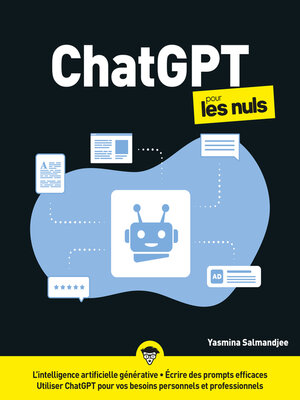 cover image of ChatGPT pour les Nuls
